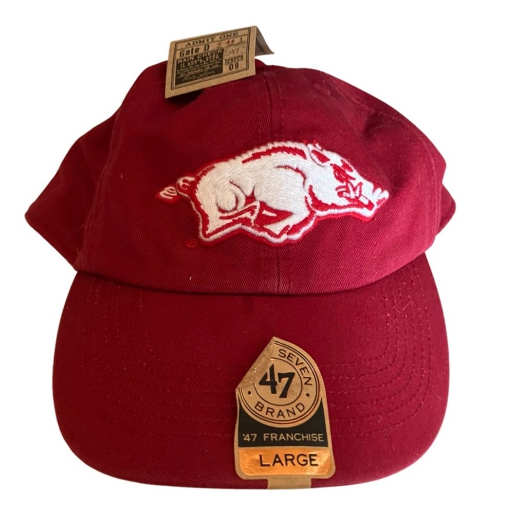 '47 Arkansas Razorbacks Franchise Fitted Hat Size Large